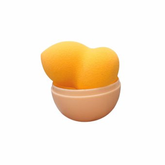 Спонж для нанесення макіяжу Yellow Blender Egg H0012 фото