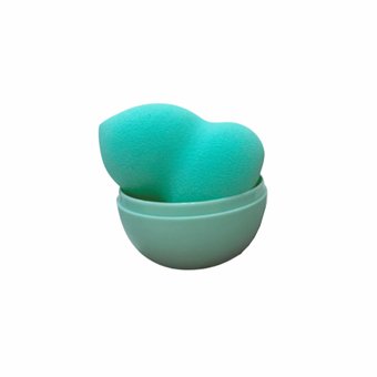 Спонж для нанесення макіяжу Green Blender Egg H0013 фото