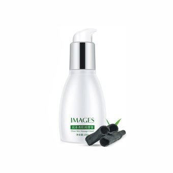 Масажний крем для обличчя з активованим бамбуковим вугіллям Images Clean Skin Massage Cream NO.XXM12581 фото