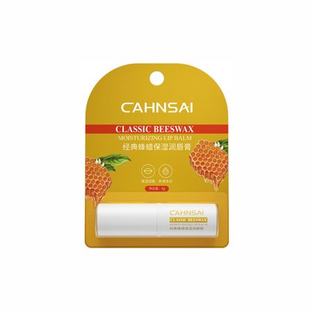 Гігієнічна помада з натуральним медом Cahnsai Classic Beeswax Moisturizing Lip Balm NO.CX29704 фото