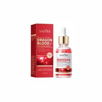 Антивікова сироватка для обличчя з екстрактом драконової крові Sadoer Dragon Blood Anti Ageing Serum 0г