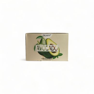 Кушон для обличчя з авокадо Qilaiyi Avocado Cushion CC Cream (Бежевий насичений) 3102-03 фото