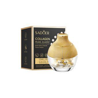 Відновлювальний крем для обличчя з колагеном та перлинами Sadoer Collagen Pearl Elastic Multi-Effect Repair Face Cream 70г