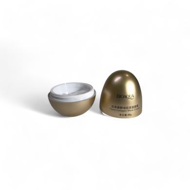 Маска плівка з протеїном яєчного білка Bioaqua Yeast Collagen Mask Cream 30г