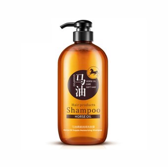Кератиновий шампунь для волосся з кінським жиром Bioaqua Horse Oil Shampoo NO.BQY2485 фото