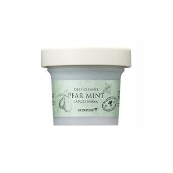 Маска для обличчя з грушею й м'ятою Skinfood Pear Mint Food Mask 02041 фото