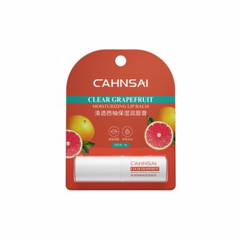 Гігієнічна помада з екстрактом грейпфруту Cahnsai Crystal Strawberry Moisturizing Lip Balm NO.CX29711 фото