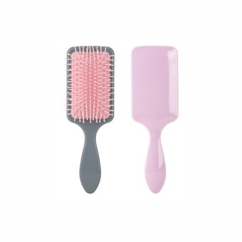 Рожево-сіра щітка для розчісування волосся A0014 фото
