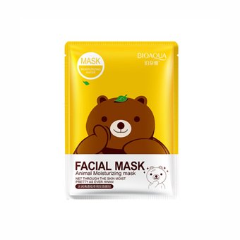 Тканинна маска Bioaqua Animal Refreshing Plant Friends Facial Mask NO.BQY8487 фото