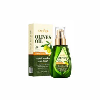 Відновлювальна олія для волосся з оливковою олією Sadoer Olives Oil Essential Oil Repair Nourish Anti-Rough 0г