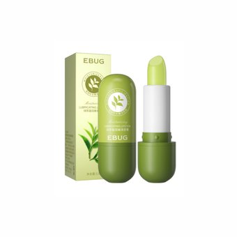 Гігієнічна помада з екстрактом зеленого чаю Ebug Moisturizing Discolorati Green Tea Lipstick NO.YLY29551 фото