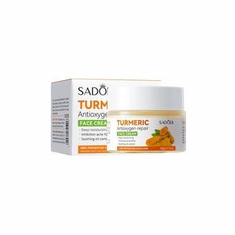 Відновлюючий крем для обличчя з екстрактом турмеріку Sadoer Turmeric Antyoxygen Repair Cream 50г