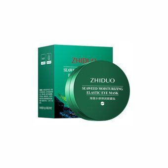 Зволожувальні та омолоджувальні патчі для очей з морськими водоростями Zhidou Seaweed Moisturizing Elastic Eye Mask NO.ZD91772 фото
