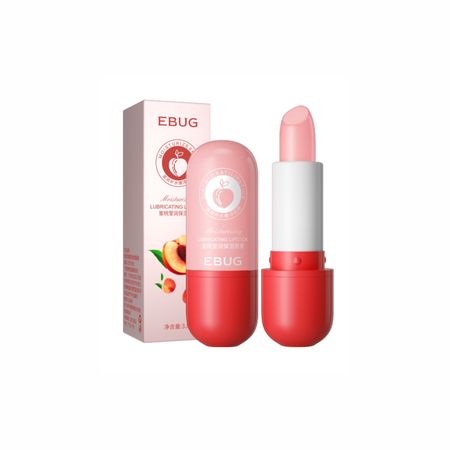 Гігієнічна помада з екстрактом персика Ebug Moisturizing Discolorati Peach Lipstick NO.YLY33442 фото