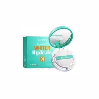 Зволожувальний сонцезахисний кушон для обличчя SPF60 Sadoer Sunscreen Whiten Hydrate UV Defense Cushion Foundation 12г