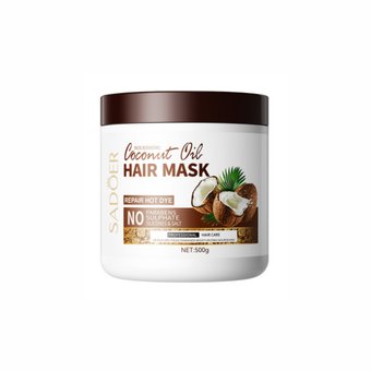 Маска для волосся з екстрактом кокоса Sadoer Nourishing Coconut Oil Hair Mask NO.SD90565 фото