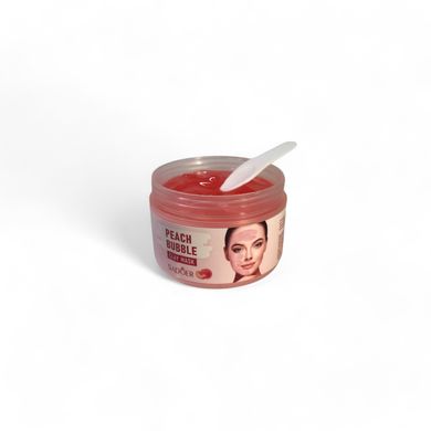 Глиняна маска для обличчя з екстрактом персика Sadoer Peach Bubble Clay Mask NO.SD94310 фото