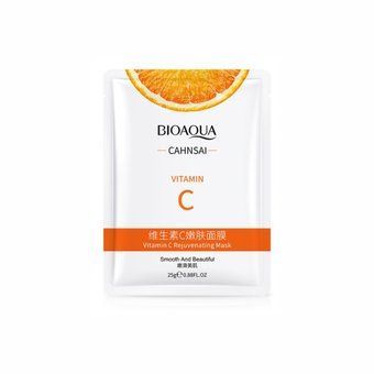 Маска для обличчя з екстрактом апельсина Bioaqua Cahnsai Vitamin C Facial Mask 25г