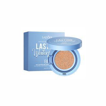 Зволожувальний BB кушон для обличчя Sadoer Lasting Waterproof Air Cushion BB Cream (Бежевий натуральний) 15г
