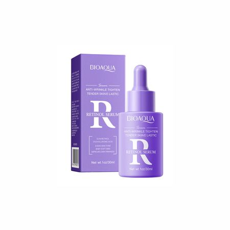 Сироватка для обличчя проти ластовиння Bioaqua Anti-Wrinkle Tighten Tender Skin Retinol Serum NO.BQY00751 фото